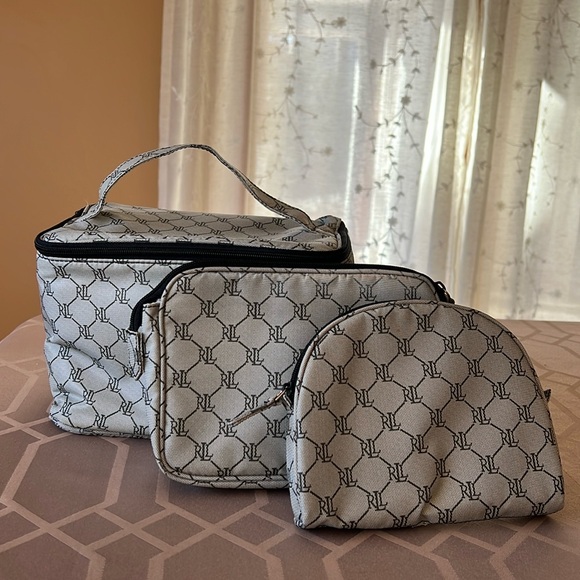 Lauren Ralph Lauren Handbags - Lauren Ralph Lauren 3pc Cosmetic Bags